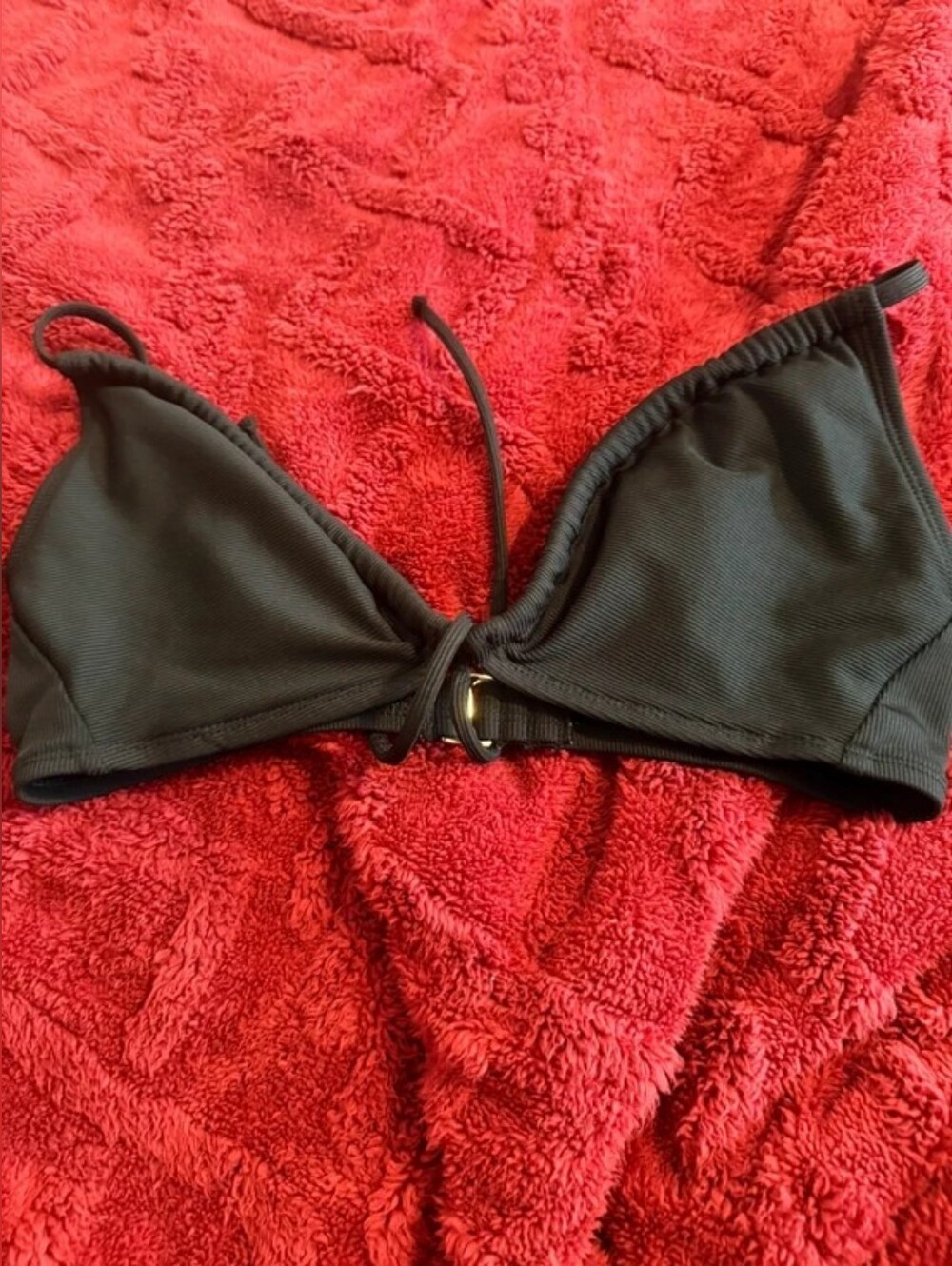 Shade & Shore Twist Bandeau Bikini Set in Teal